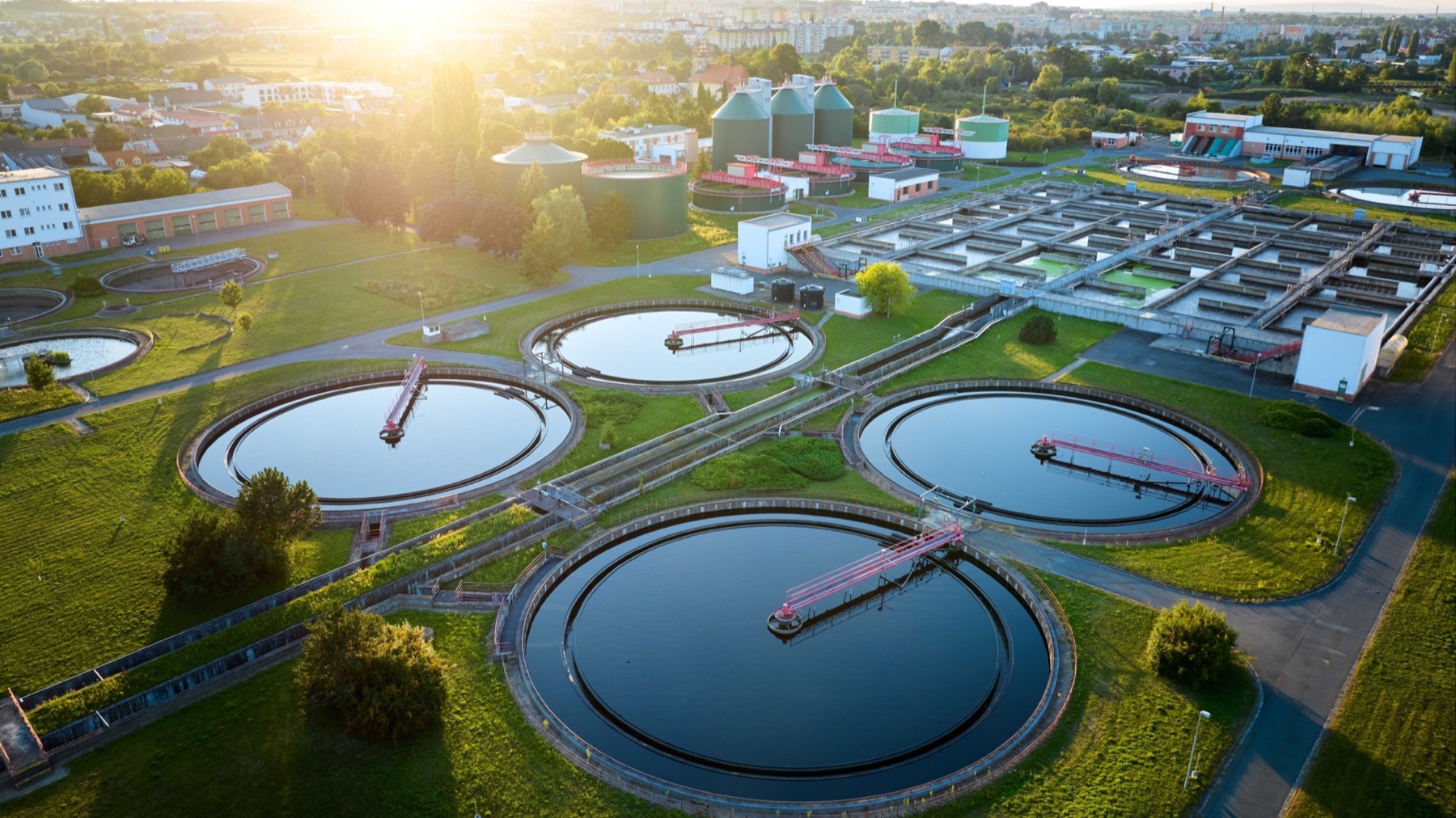 Water treatment product application site
